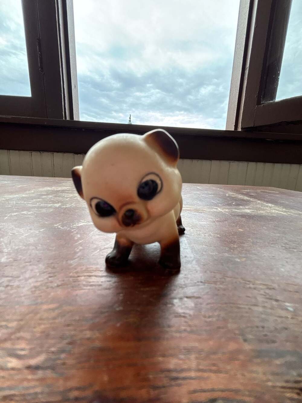 Vintage Ceramic Siamese Cat Figurine Japan